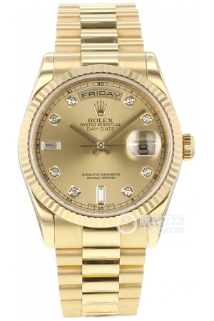 Rolex Day-Date 118238A-83208 Automatic machinery, 18k gold, 36mm