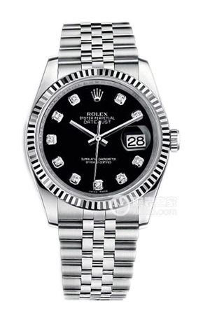 Rolex Datejust 116234-J-63200 Black Carbide Automatic machinery, stainless steel, 36mm