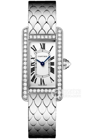 Cartier Tank WB710009 Quartz, 18k white gold, 34.8 x 19mm