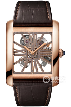 Cartier Tank W5310040 Manual mechanical movement, 18k rose gold, 34.5 x 43.8mm