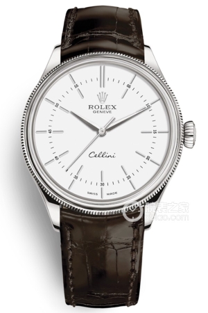 Rolex Cellini M50509-0017 Automatic mechanical finish, 18k white gold, polished, 39mm
