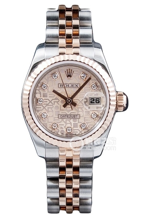 Rolex Women's Datejust 179171-G-63131 Pink Automatic machinery, 26mm