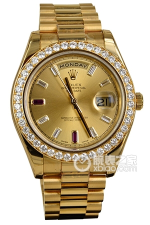 Rolex Day-Date 218348-83218 with champagne dial Automatic machinery, 18k gold, 41mm