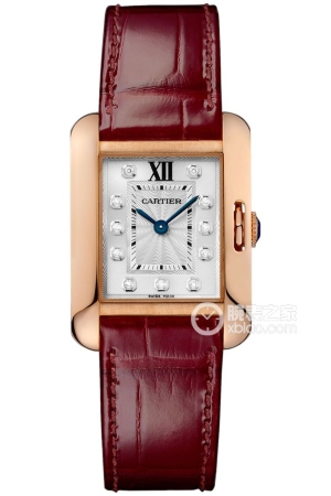 Cartier Tank WJTA0007 Quartz, 18k rose gold, 30.2 x 22.7mm