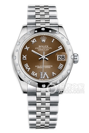 Rolex Datejust m178344-0001 VI Automatic mechanical, 18k white gold set with diamonds, 31mm