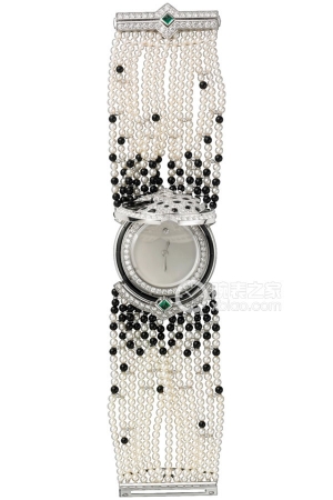 Cartier Creative Gemstone Watch HPI00551 Quartz, 18k white gold set with diamonds