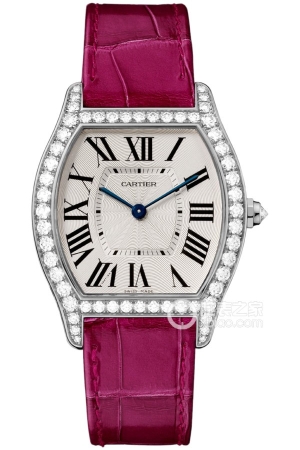 Cartier Tortoise-Shaped WA501009 (Medium) Manual mechanical movement, 18k white gold, set with brilliant-cut round diamonds, 39 x 31mm