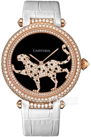 Cartier Panthère Jeanwellery Watcheshipi 00684 Automatic mechanical design, 18k rose gold with diamonds, 42.8mm