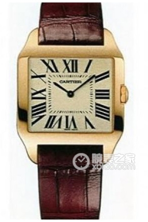 Cartier Santos W2006851 Manual mechanical movement, 18k gold, 44.2*34.7mm