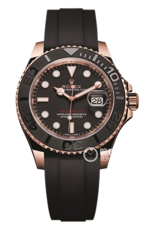 Rolex Yacht-Master 116655 - Oysterflex bracelet Automatic mechanical, 18k rose gold, 40mm