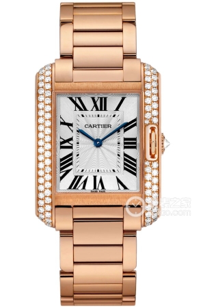 Cartier Tank WT100027 Quartz, 18k rose gold, 34.7*26.2mm