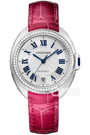 Cartier key WJCL0014 Automatic machinery, 18K rhodium-plated white gold, 35mm
