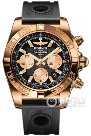 Breitling mechanical chronograph HB011012.B968.200S.H20D.3 Automatic machinery, 18k rose gold, 44mm (discontinued)