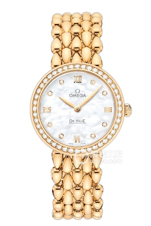 Omega De Ville 424.55.27.60.55.006 Quartz, 18k gold, 27.4mm
