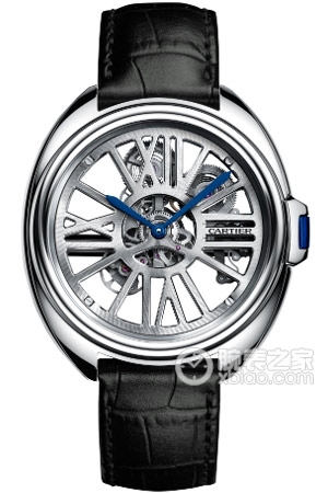 Cartier key automatic winding skeleton Automatic machinery, 950 palladium, 41mm
