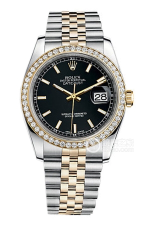 Rolex Datejust 116243-0048 Black Dial Diamond Bezel Commemorative Bracelet Automatic machinery, stainless steel, 36mm