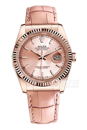 Rolex Datejust 116135 Pink Dial Automatic mechanical, 18k rose gold, 36mm
