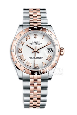 Rolex Women's Datejust 178341-63161 White Roman Dial Automatic machinery, stainless steel, 31mm