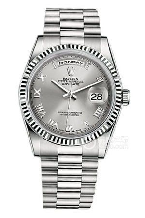Rolex Day-Date 118239 Rhodium White Dial Automatic mechanical, 18k white gold, 36mm
