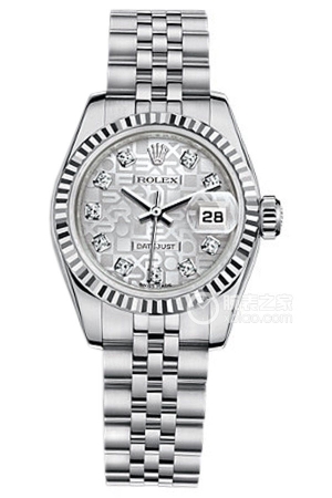 Rolex Ladies' Datejust 179174-0032 Silver Commemorative Dial Automatic machinery, stainless steel, 26mm