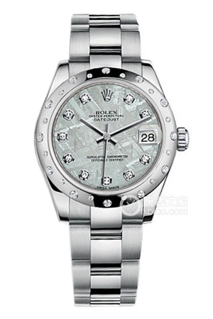 Rolex Datejust m178344-0066 Automatic mechanical, 18k white gold set with diamonds, 31mm