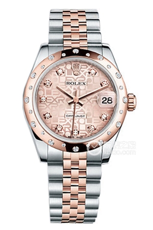Rolex Lady Datejust 178341-63161 J Pink Dial with Diamonds Automatic machinery, stainless steel, 31mm
