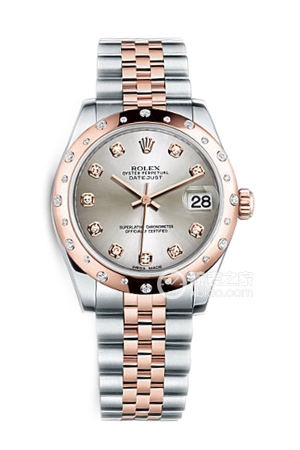 Rolex Lady Datejust 178341-63161 G Silver Dial with Diamonds Automatic machinery, stainless steel, 31mm