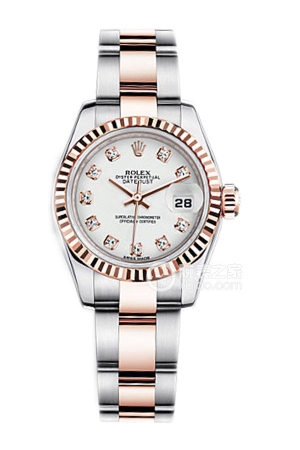 Rolex Lady Datejust 179171 White Dial with Diamonds Automatic machinery, stainless steel, 26mm