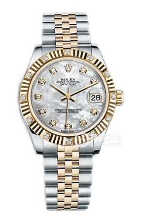 Rolex Lady Datejust 178313 Mother-of-Pearl Diamond Dial Automatic machinery, stainless steel, 31mm