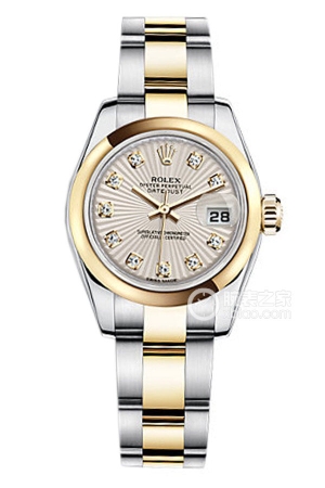 Rolex Lady-Datejust 179163 Sunburst Diamond Dial with Oyster Bracelet Automatic machinery, stainless steel, 26mm
