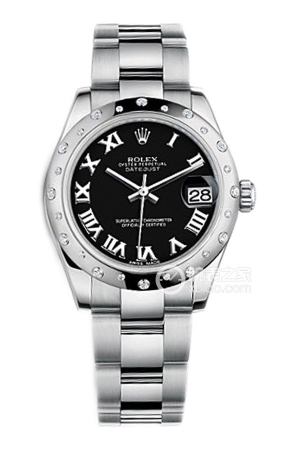 Rolex Datejust m178344-0013 Automatic mechanical, 18k white gold set with diamonds, 31mm
