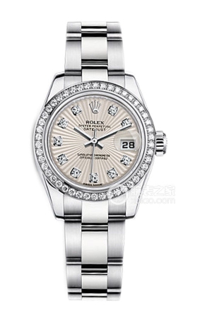 Rolex Lady Datejust 179384 Ivory Diamond Set Automatic machinery, stainless steel, 26mm
