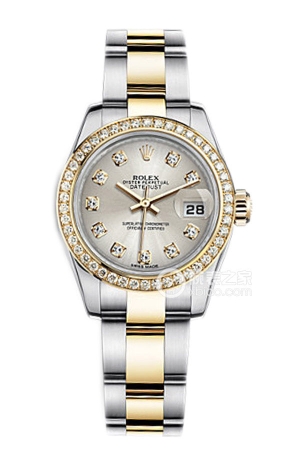 Rolex Lady Datejust 179383 with Diamond Silver Dial Automatic machinery, stainless steel, 26mm