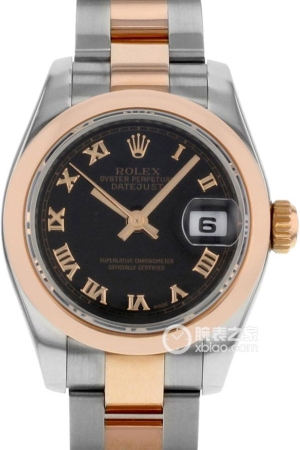 Rolex Lady Datejust 179161 Black Dial Automatic mechanical, 18k rose gold, 26mm