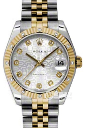 Rolex Lady Datejust 178313 Silver Commemorative Dial with Diamonds Automatic machinery, stainless steel, 31mm