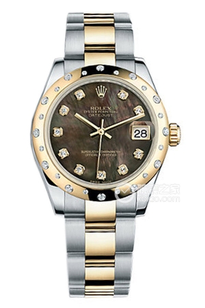 Rolex Lady Datejust 178343-72163 NG Black Mother-of-Pearl Diamond Set Automatic machinery, stainless steel, 31mm