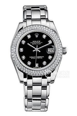 Rolex Pearlmaster 81339 Black Dial Automatic mechanical, 18k white gold, 34mm