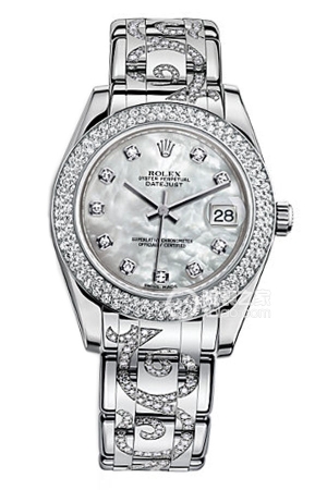 Rolex Pearlmaster 81339 Mother-of-Pearl Dial Automatic mechanical, 18k white gold, 34mm