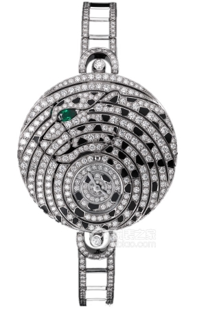 Cartier Creative Gemstone Watch HPI01056 Quartz, 18K rhodium-plated white gold case