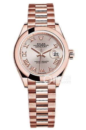 Rolex Women's Datejust M279165-0009 Automatic mechanical, 18k rose gold, 28mm