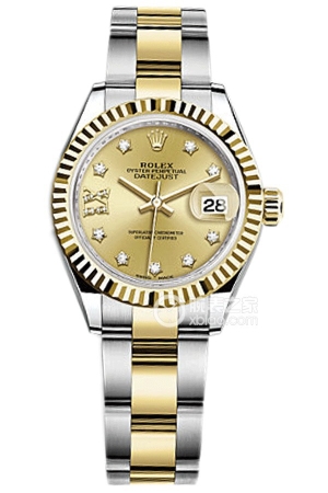 Rolex Women's Datejust M279173-0022 Automatic machinery, stainless steel, 28mm