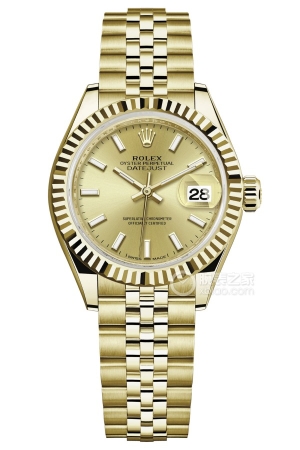 Rolex Women's Datejust M279178-0003 Automatic machinery, 18k gold, 28mm