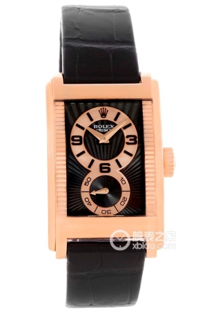 Rolex Cellini 54425 Black Dial Manual mechanical, 18k rose gold, 45*29mm