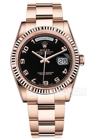 Rolex Day-Date Model M118235F-0060 Automatic mechanical, 18k rose gold, 36mm