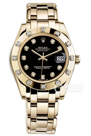 Rolex PEARLMASTER m81318-0030 Automatic machinery, 18k gold, 34mm