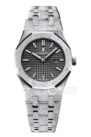 Audemars Piguet Royal Oak 67653BC.GG.1263BC.02 Quartz, 18k white gold, hammered gold finish, 33mm