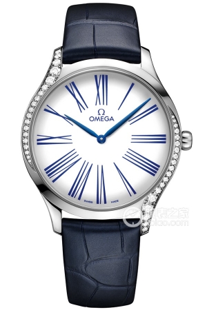 Omega De Ville 428.18.39.60.04.001 Quartz, stainless steel with diamond setting, 39mm
