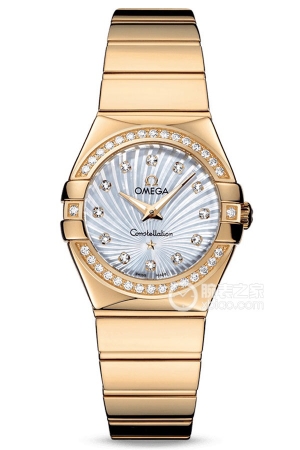Omega Constellation 123.55.27.60.55.007 Quartz, 18k gold, 27mm