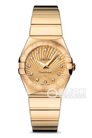 Omega Constellation 123.50.27.60.58.002 Quartz, 18k gold, 27mm (Discontinued)