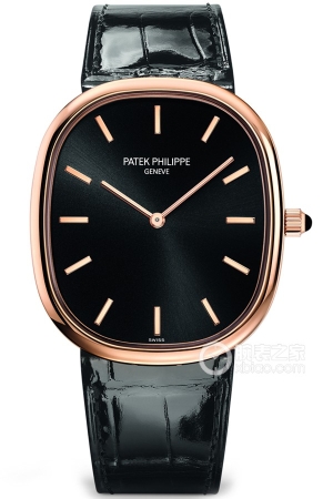 Patek Philippe Golden Ellipse 5738R-001 Automatic mechanical design, 18k rose gold, 34.5 x 39.5mm